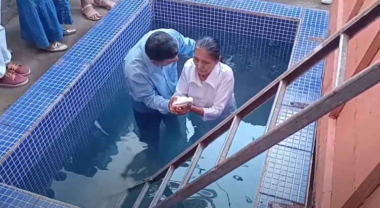 Batismo da irmã Irma em 02.07.2023